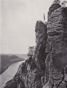 Basteifelsen (černobílá fotografie) od Photographer German