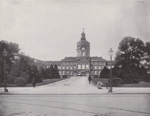 Charlottenburg, městský palác (černobílá fotografie) od Photographer German