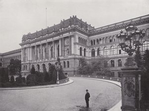 Charlottenburg, Technická univerzita (černobílá fotografie) od Photographer German