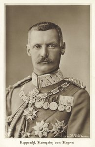 Bavorský korunní princ Rupprecht (černobílá fotografie) od Photographer German