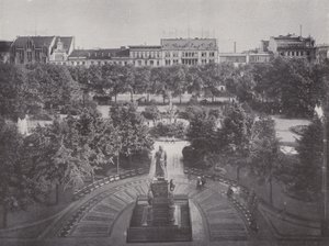 Donhof-Platz (černobílá fotografie) od Photographer German