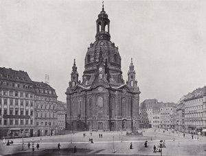 Frauenkirche (černobílá fotografie) od Photographer German