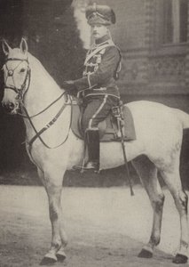 Gustav Krupp von Bohlen, manžel Berthe Krupp, vlastní průmyslové impérium Krupp (černobílá fotografie) od Photographer German