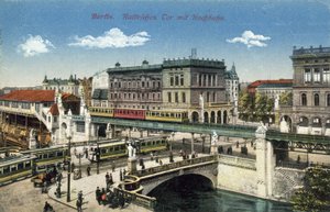 Hallesches Tor, Berlín (barevné foto) od Photographer German