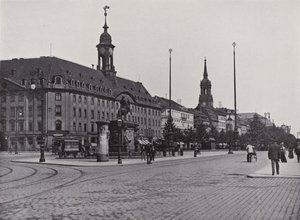 Hlavní ulice v Neustadtu (černobílá fotografie) od Photographer German