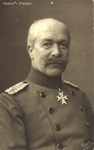 Hermann von Francois, německý generál pěchoty za první světové války (čb fotografie) od Photographer German