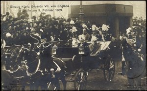 Král Eduard VII. proti Anglii v Berlíně, 9. února 1909 od Photographer German