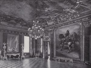 Royal Castle, The Red Eagle Room (č/b fotografie) od Photographer German