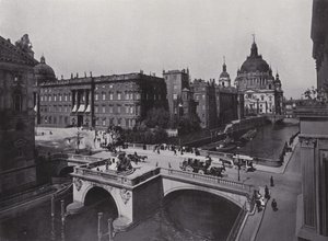 Kurfürstenbrücke (černobílá fotografie) od Photographer German