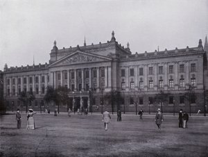 Lipsko: Královská univerzita (černobílá fotografie) od Photographer German