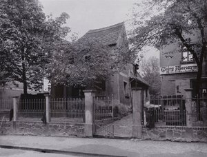 Lipsko: Schillerhaus v Gohlis (černobílá fotografie) od Photographer German