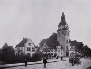 Lipsko: Zoologická zahrada (černobílá fotografie) od Photographer German
