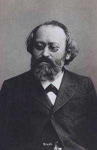 Max Bruch , německý dirigent a skladatel (č/b foto) od Photographer German