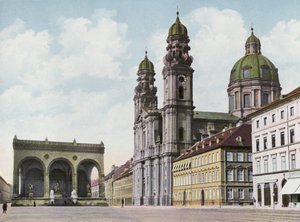 Mnichov/Mnichov: Theatinerkirche U Feldherrnhalle (foto) od Photographer German