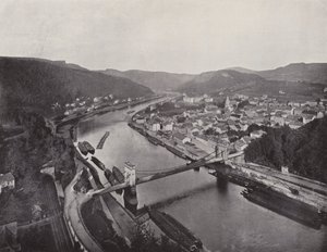 Panorama Děčína (čb foto) od Photographer German