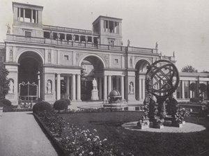 Postupim, Sanssouci, Orangerie (černobílá fotografie) od Photographer German