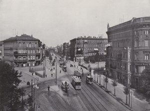 Potsdamer Strasse (černobílá fotografie) od Photographer German
