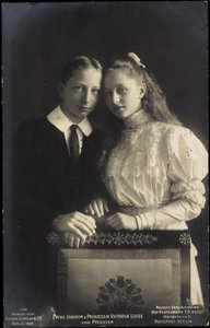 Princ Joachim a princezna Victoria Luise od Photographer German