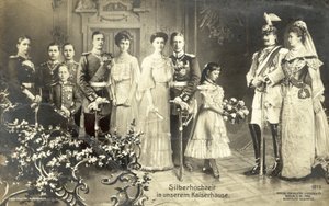 Stříbrná svatba císaře Viléma II. a německé císařovny Augusty Viktorie od Photographer German