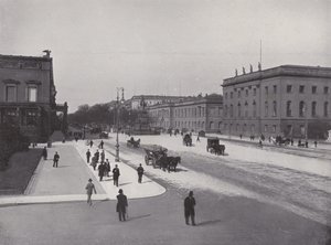 Unter Den Linden (černobílá fotografie) od Photographer German