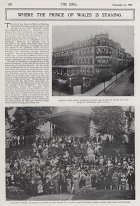 Návštěva prince z Walesu a vévody z Cambridge v lázeňském středisku Bad Homburg v Německu od Photographer German