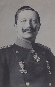 Wilhelm II, německý císař (černobílá fotografie) od Photographer German