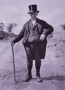 Jižní irský gentleman, cca 1910 (černobílá fotografie)