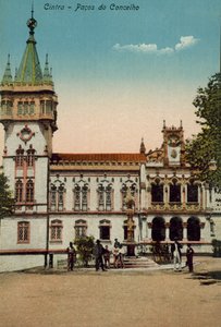 Cintra/Sintra: Pacos do Concelho (barevné foto) od Photographer Portuguese