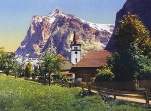 Grindelwald, Wetterhorn (foto) od Photographer Swiss