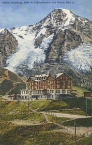 Kleine Scheidegg, Švýcarsko (barevné foto)