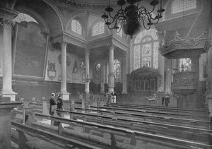 Kostel svatého Štěpána, Walbrook, City of London, c1890 1911
