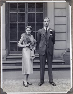 Lord Charles Cavendish a Adele Astaire v den jejich svatby