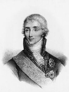 Portrét Josepha Fouche (1759-1820), francouzského státníka a ministra policie za Napoleona I., rytina
