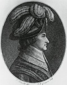 Portrét Lazare Nicolas Marguerite, Comte Carnot (1753-1823), francouzský generál, politik, inženýr a matematik, rytina od Blaise Nicolas Le Sueur