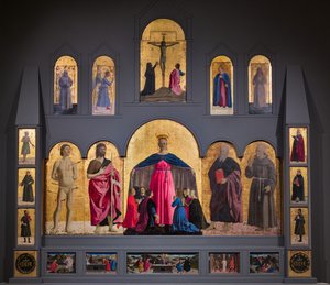Polyptych milosrdenství je dílo od Piero della Francesca