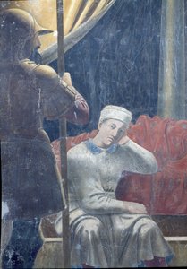 Konstantinův sen, dokončen 1464 (detail) od Piero della Francesca