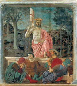 Vzkříšení Krista, 1463-65 (freska) od Piero della Francesca