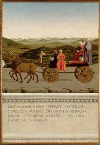 Triumf vévodkyně z Urbina, Battista Sforza (tempera na dřevě) od Piero della Francesca
