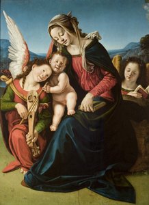 Madonna a Angel od Piero di Cosimo