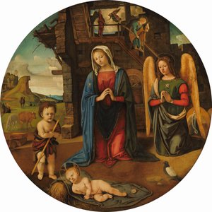 Narození s dítětem svatým Janem, c. 14951505. od Piero di Cosimo
