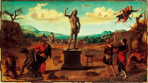 Mýtus o Prométheovi , kolem roku 1515 (obraz) od Piero di Cosimo