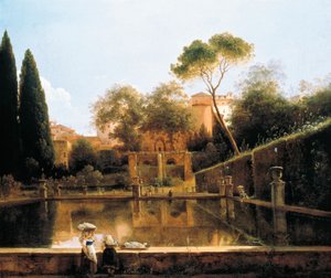 Pohled do zahrad vily d