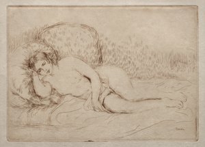 Nahá žena leží od Pierre-Auguste Renoir