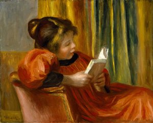 Čtoucí dívka od Pierre-Auguste Renoir
