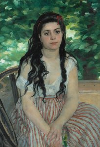 V létě - La bohémienne od Pierre-Auguste Renoir