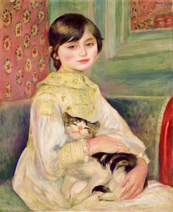 Julie Manet, známá také jako Kočičí dítě od Pierre-Auguste Renoir