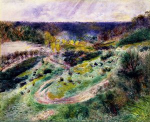 Silnice ve Wargemontu od Pierre-Auguste Renoir