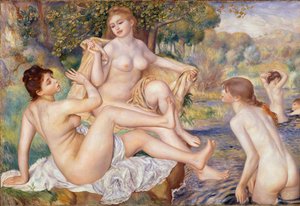 Velké koupající se ženy od Pierre-Auguste Renoir