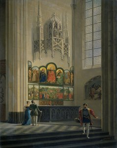 Gentský oltářní obraz od bratří van Eycků v katedrále svatého Bavora v Gentu od Pierre-François De Noter