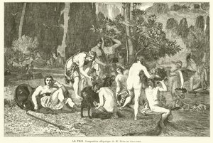Závěsný od Pierre (after) Puvis de Chavannes
